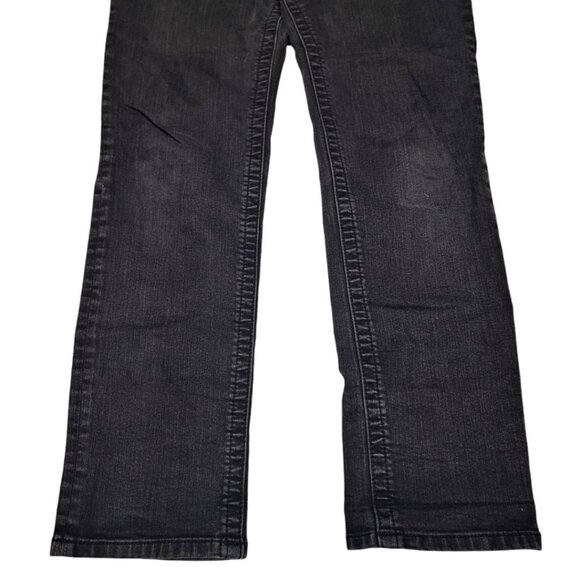 Kut From The Kloth Jeans Gray Black Womens 8 Petite Short Straight Leg - Picture 7 of 8